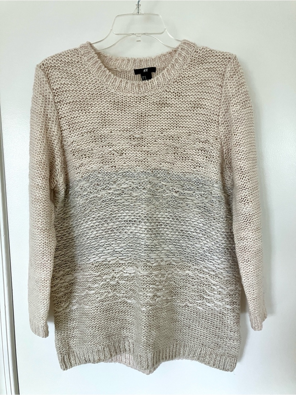NWOT H&M Shimmer Crewneck Sweater